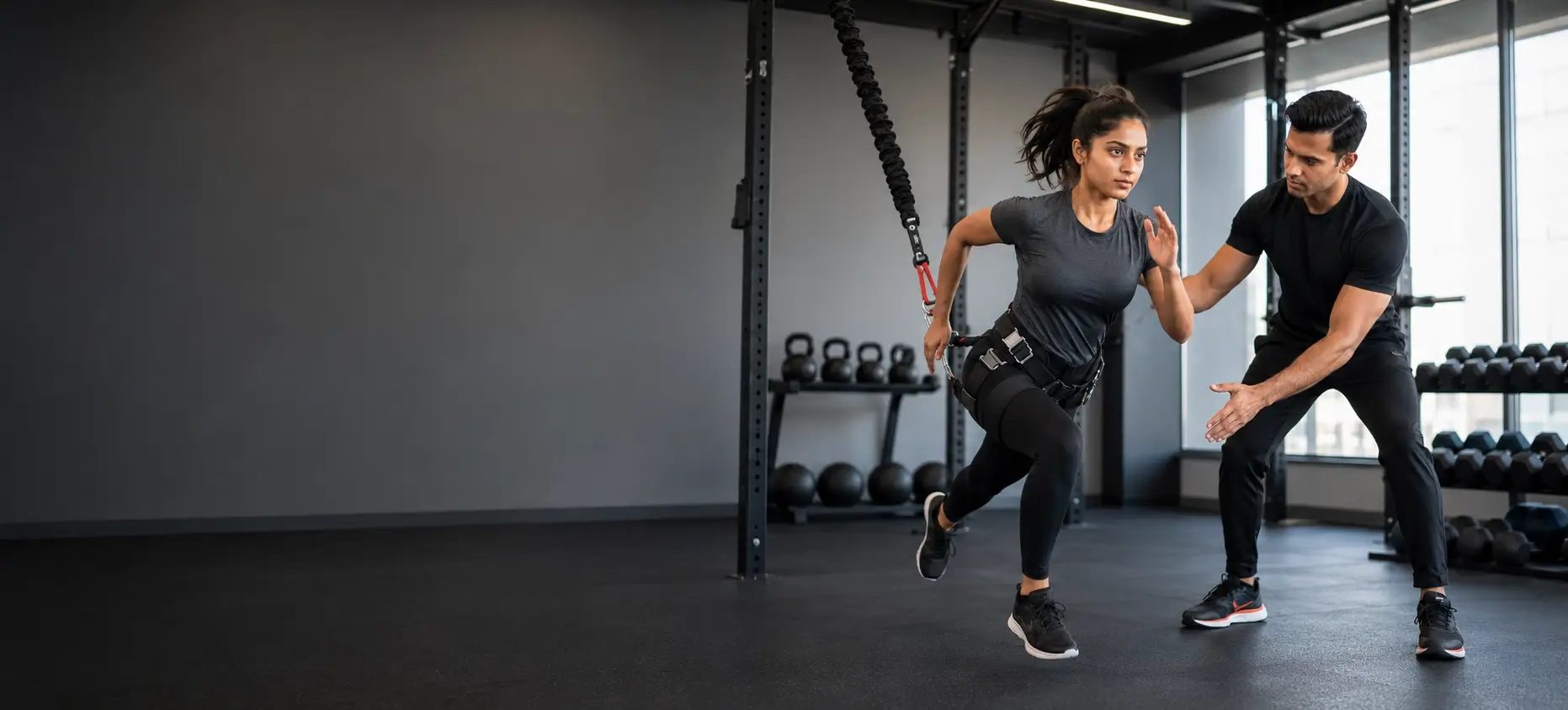 Client training as part of the Metabolic Reset Program at DM Exercise Clinic