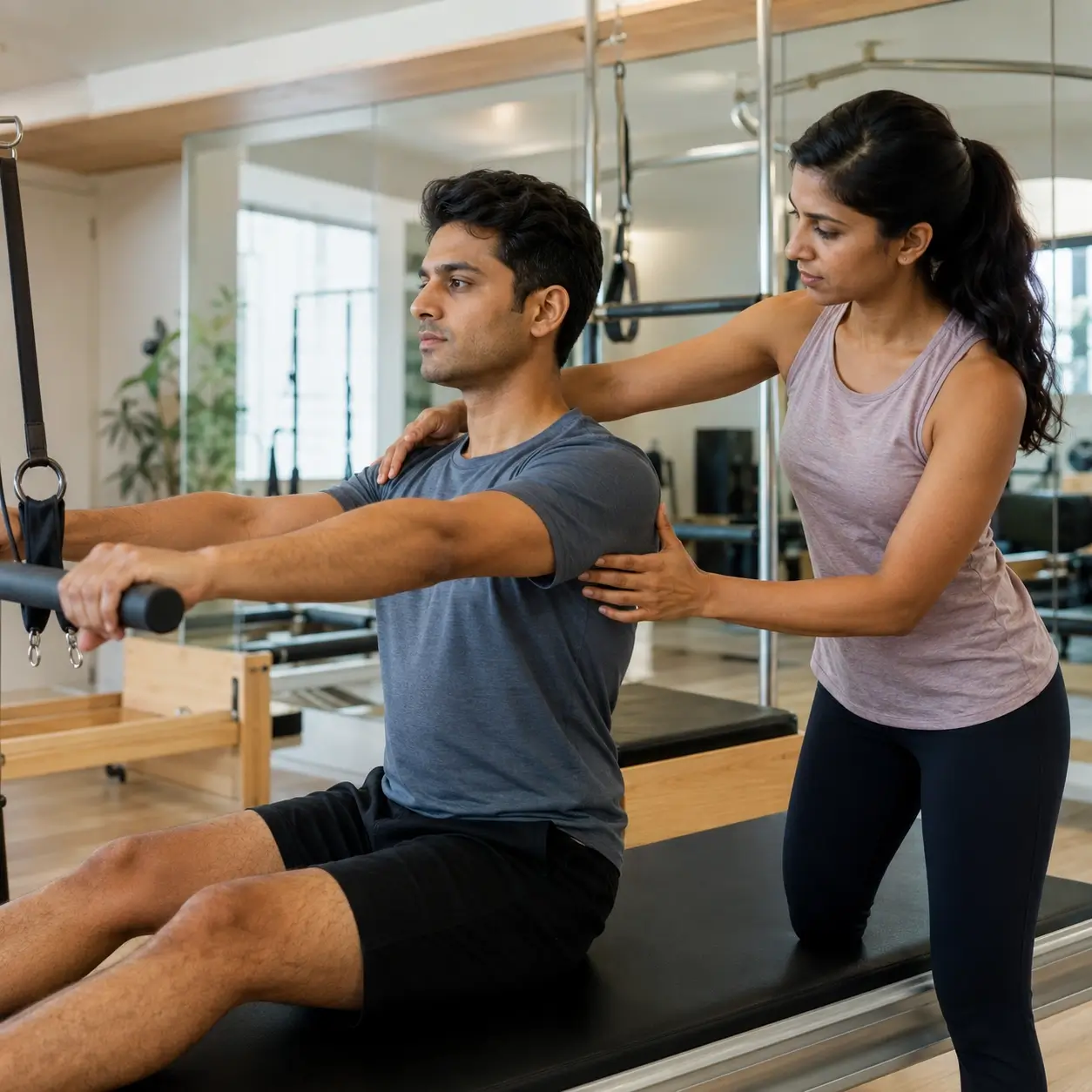 Pilates for posture correction