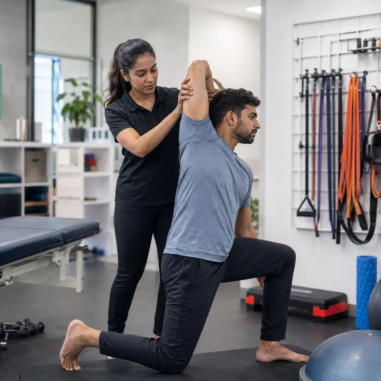 Manual correction plus exercise prescription
