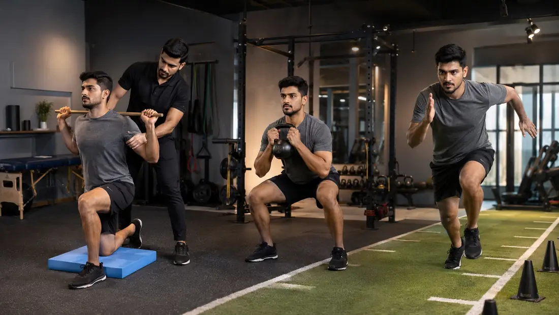 Group training session — pain to performance program